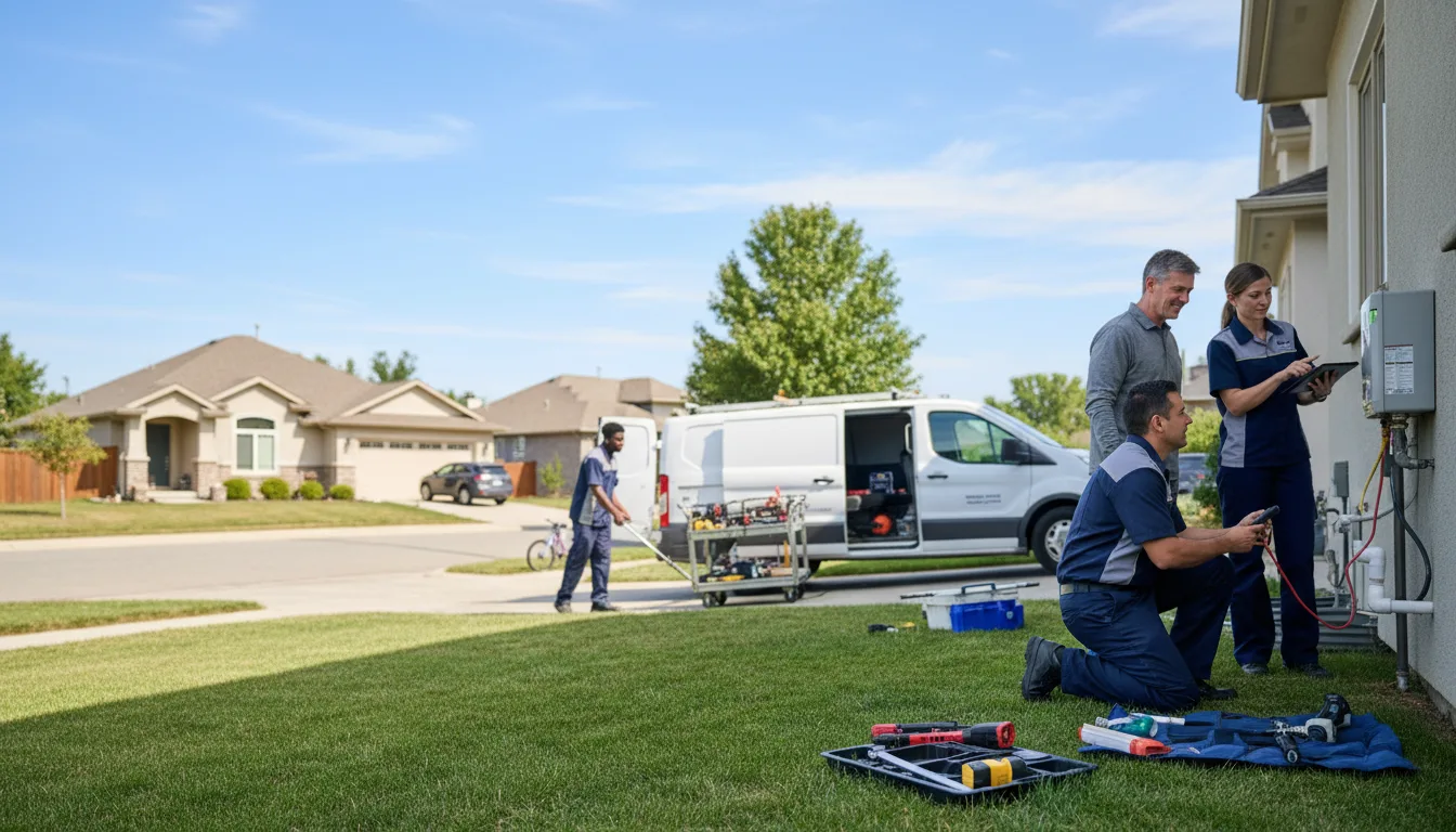 Tankless water heater service in Columbia, PA